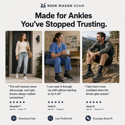 Rook Mason Roam™ — Figure-8 Ankle Support